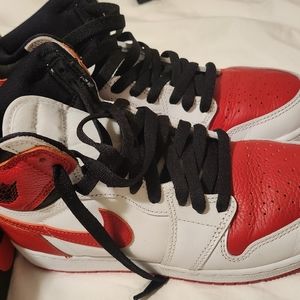 Red/white air Jordan 1